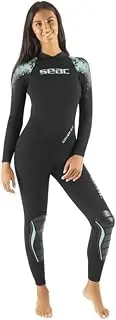 SEAC Cover Lady 5 mm, One-Piece UltraStretch Neoprean Diving Wetsuit