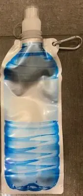 18 OZ Flat Bottle - BLUE - FREE SHIPPING