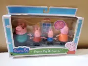 NIB Peppa Pig & Family figures Daddy Peppa George Mummy figurines New