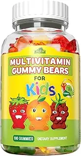 Multivitamin Gummy Bears for Kids by Alfa Vitamins with 13 Essential nutrients Including Vitamin C for Immune Support, Vitamin D3 for Bone-Teeth Health, and Vitamin B12 - 60 Count