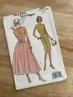 Vogue 8653 Vintage Pattern 90s Fashion Vogue Lace Up Back Chic Summer Dress