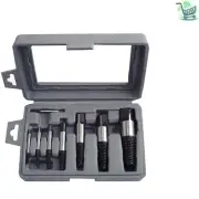 Compact 8-Piece Screw Extractor Set for Stuck Hardware and Water Pipe Extraction