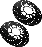 1 Pair Brake Disc Decorative Piece Automotive Disc Brake Car Gadgets Coasters Seat Shine Automotive Brake Impact Driver Bits Tint Car Brake Disc Tool Vent Kit Black Aluminum Alloy