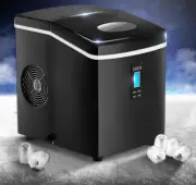 Ice Maker Machine Countertop, 16.2Kgs in 24 Hours, 3.2L Larger Water Tank, Self-