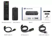 Digital ATSC TV Tuner Converter Box Watch & Record Free Over-The-Air Channels