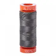 AURIFIL QUILT THREAD - 50 WT - 220 yds Small #5004, Grey Smoke