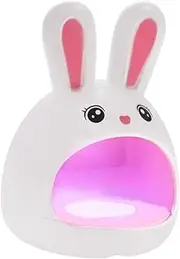 WRITWAA Mini Rabbit LED Nail Lamp Portable Gel Nail Light for Quick Drying for Home Manicure and Nail Art Compact for Easy Use Nail Mini Rabbit Light