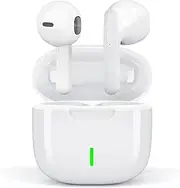 Wireless Headphones in-Ear Headphones Bluetooth 5.3 with HiFi Stereo Sound, 24H Playtime, IPX8 Waterproof Wireless Earphones, Noise Cancelling with Microphone, for iPhone, Android, Samsung, iOS