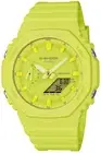Casio G-Shock Classic Ana-Digi Wrist Watch Yellow GA-2100-9A9ER