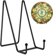 Mocoosy 2 Pack 6 Inch Display Stands for Plate - Black Metal 6 Inch,
