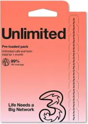 UK /Europe Pay As You Go Plan Phone Sim or eSim (40/100/200/Unlimited GB data)
