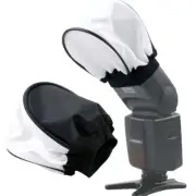 2 Packs Flash Soft Box Diffuser Softbox for Speedlite Flash Canon Nikon Sony...