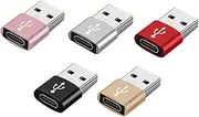 Uonlytech 5PCS USB C Adapter C to USB Male Converter Portable Adapter for Phone and Laptop Lightweight and Compact Friends and Family