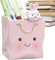 Cute Pencil Holder Cup | Desk Cartoon Animal Pen Storage - Pencil Stationery Container Home Decoration for Ruler Marker Make-up Brushes