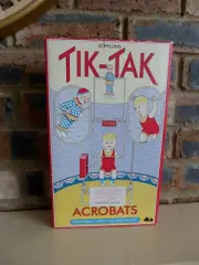 Vintage Tik - Tak Acrobats Tin Toy Wind Up Clockwork Schylling Collector