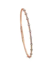 Sabrina Designs 14K Rose Gold 0.37 ct. tw. Diamond Bangle Bracelet NoSize NoColor