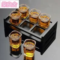 在飛比找樂天市場購物網優惠-開立發票子彈杯 洋酒杯 一口杯 家用 創意 無鉛玻璃杯 洋酒