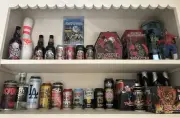 Lot of IRON MAIDEN / MEGADETH / AC/DC / 311 / SUBLIME Beer Bottles and Cans