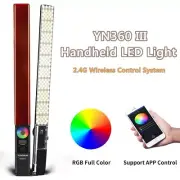 YONGNUO YN360III 3200K-5500K RGB Handheld LED Studio Video Light +Remote Control