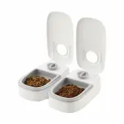 Automatic Pet Feeder for Cats Dogs,Programmable Pet Feeder,Auto Dry or Semi-Moist Pet Food Dispenser with 48-Hours Timer for Kitten Puppy