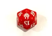 Magic MTG Spindown Counter (D20 Dice/Die) Oct 2018 'Guilds Of Ravnica - Red'