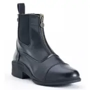 470804 Ovation Children's Quantum Zip Paddock Boots Black NEW