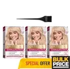 L'Oréal Paris Excellence Creme 10.21 Lightest Pearl Blonde Hair Color 3-Pack