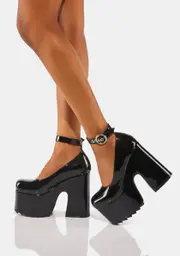 [Lamoda] Power Trip Chunky Platform Heels