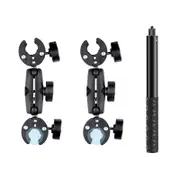 Selfie Stick with Handlebar Mount and Fixed Clamps