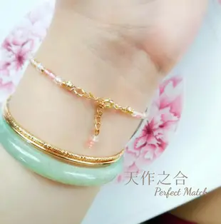 999黃金小貔貅 (999純黄金系列) 天然水晶手鍊 獨家手作設計款 (4.9折)