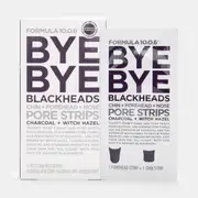 Formula 10.0.6 Bye Bye Blackheads Chin, Forehead and Nose Pore Strips - Charcoal & Witch Hazel