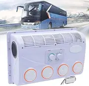 Air Conditioner Evaporator Assembly,Air Conditioner Set 360° Evaporator,12V/24V RV Air Conditioner,32 Aluminium Cores,for Trucks RVs Cars,12V