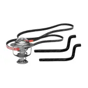 Gates Thermostat Heater Hose Belt Kit for Mitsubishi Lancer MKV 1.5L with A/C