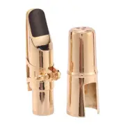 Golden Alto Sax Saxophone Mouthpiece with and Ligature Musical Instruments6597