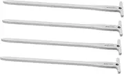 Outanaya 4pcs Ground Tent Stakes Durable Pegs for Secure Tent Fixing Slip Resistant Anchors for Camping Travel Outdoor Activities Lightweight Portable Design