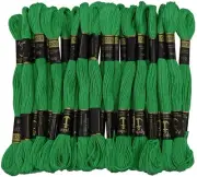Anchor Stranded Cotton Thread for Cross Stitch/ Embroidery Color- Green 205