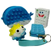 Pop it Multi Pack Booba The Whale Bag Fidget Toys Sensory Toys Bags