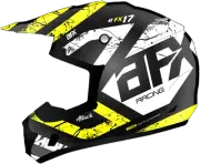 AFX FX-17 Helmet - Attack - Matte Black/Hi-Vis Yellow - XL 0110-7176