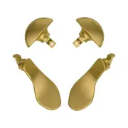 4PCS Multi-Color Stainless Steel Back Button Paddles For PS5 Edge Controller