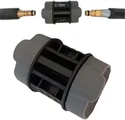 High Pressure Washer Hose Connector for Karcher K1-K7, Metal Quick Connect Adapter, Black, 1 PCS