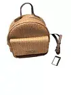 Guess Maxina Logo Mid-Size Backpack Mocha Brown New With Tags