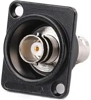 BESCOOS Toronce BNC D Series Panel-Mount Connector | D-BNC Pass-Through Connector
