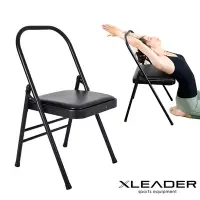 在飛比找Yahoo奇摩購物中心優惠-Leader X 運動美學 專業輔助伸展雙梁加固PU瑜珈折疊