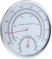 Mipcase Sauna Temperature and Humidity Meter Sauna Supplies and Accessories Indoor Thermometer Sauna Accessories Accurate Temperature Sauna Thermometer Room Thermometer Glass