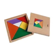 Children Wooden Tangram Children Puzzle for Kid Set