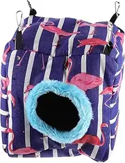 HOUDERCO Squirrel Cotton Nest for Hamsters Sugar Gliders Guinea Pigs Warm Lightweight Hanging Bed Warm Hideout for Pets Durable Comfortable Design