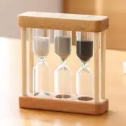 Creative 1/3/5 Minute Wooden Sand Glass Hourglass Timer Clock Home Decor Kitc...