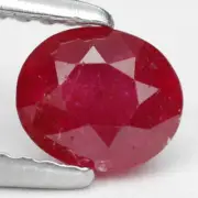 0.91 Ct. Royal Red Natural Unheated Ruby WITH GLC CERTIFY