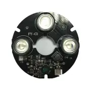 3pcs Array IR LED Spot Light 850nm Infrared Board for CCTV Hemisphere Dome Camera 63mm Diameter