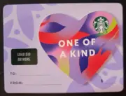Starbucks Card US 2023 Valentine's Blue One of a Kind BC 6211